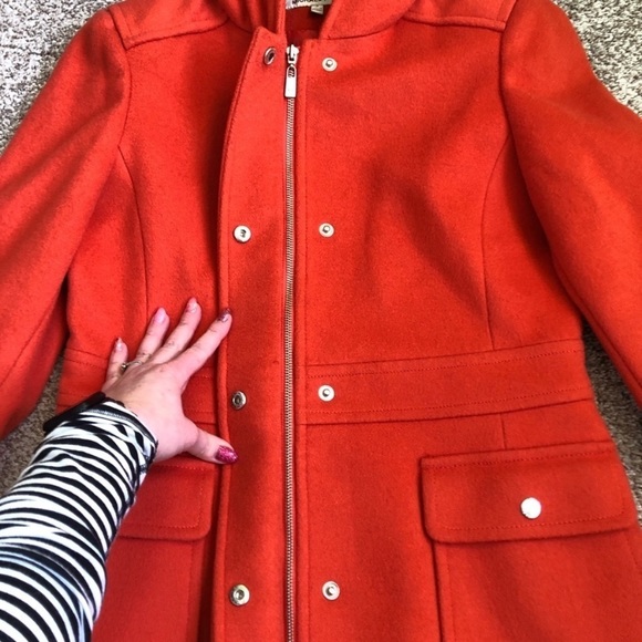 Michael Kors Orange Wool Jacket - Picture 11 of 11